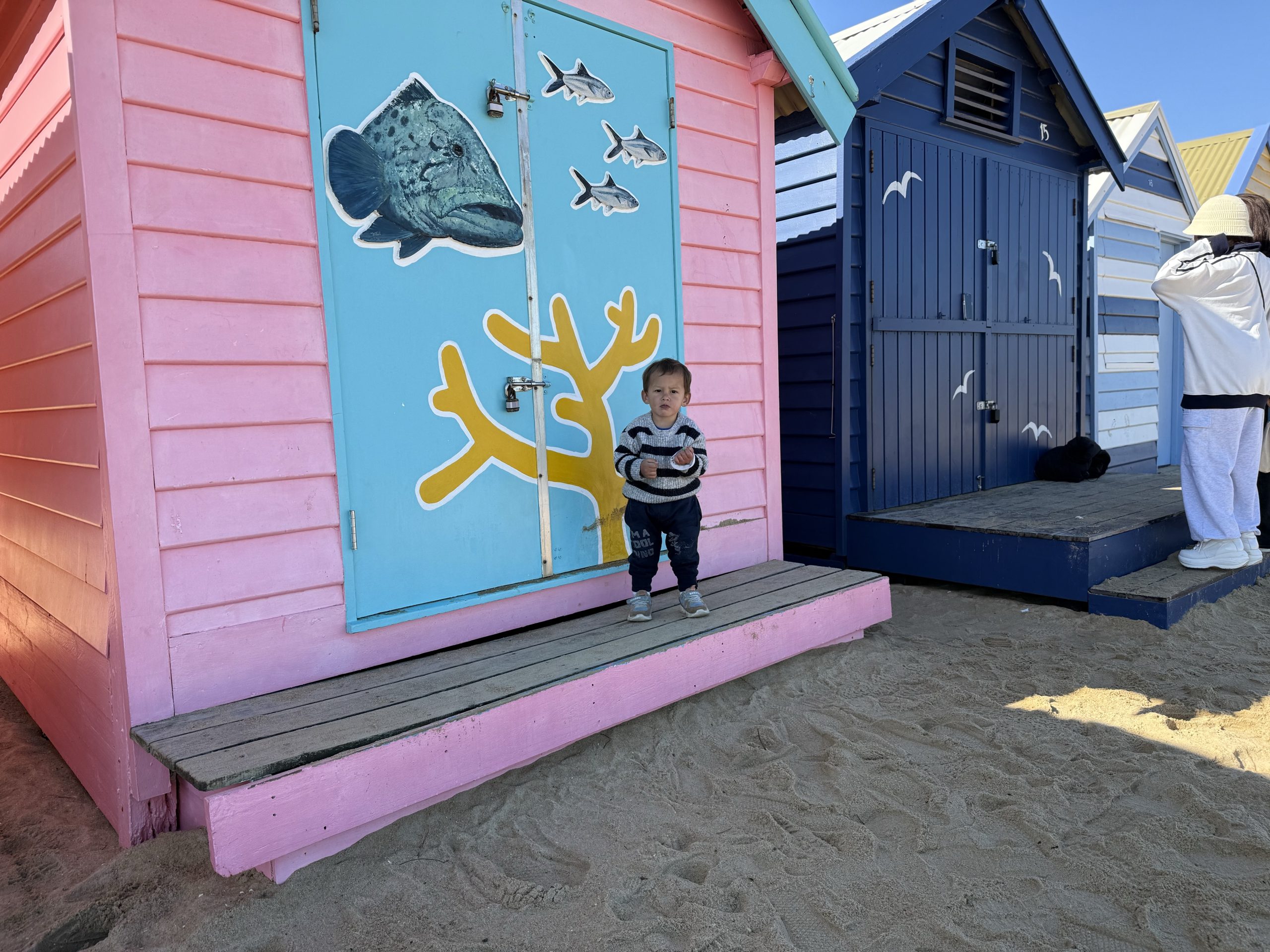 Brighton Bathing Boxes：五彩小屋与冰冷海水